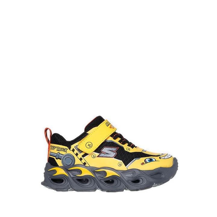 کفش مدرسه پسرانه اسکچرز مدل ThermoFlash s (Play School) - Yellow