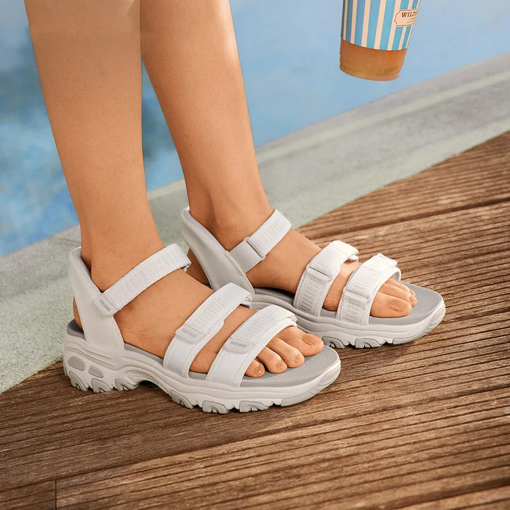 کفش صندل زنانه اسکچرز مدل Sport Comfort D'Lites - Classic Catch