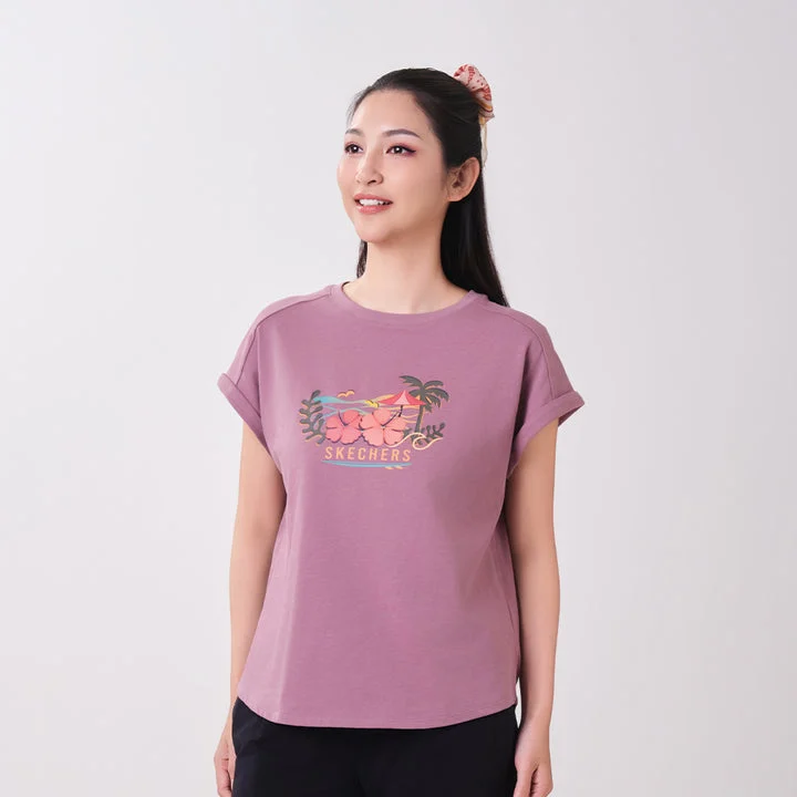 تیشرت زنانه اسکچرز مدل SL326W463
