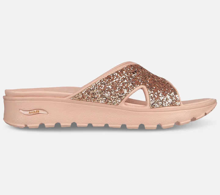 کفش دمپایی زنانه اسکچرز مدل Foamies: Arch Fit Footsteps - Dazzled