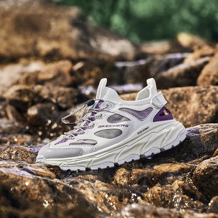 کفش طبیعت‌گردی زنانه اسکچرز مدل Outdoor D'Lux Journey - Rebel Creek