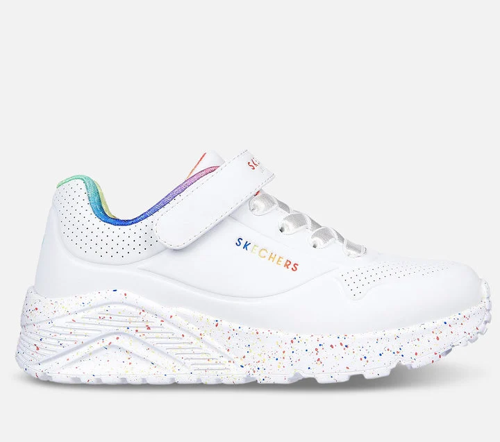 کفش روزمره دخترانه اسکچرز مدل Uno Lite - Rainbow Specks
