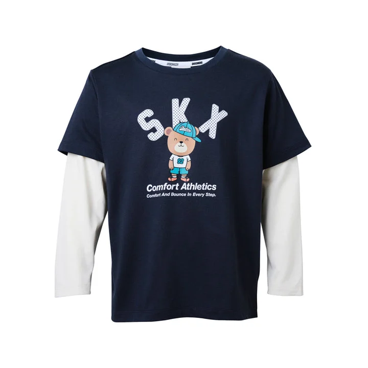 تیشرت پسرانه اسکچرز مدل SL424B659