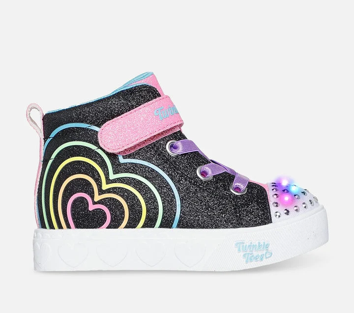 کفش روزمره دخترانه اسکچرز مدل Twinkle Toes: Heart Steps - Heart Glow