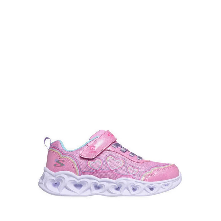 کفش مدرسه دخترانه اسکچرز مدل Heart Lights s - Pink (Grade School/Teen)