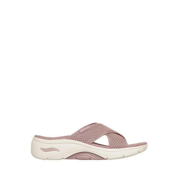 کفش پیادهروی زنانه اسکچرز مدل Go Walk Arch Fit 20 Sandal Sandal - Mauve