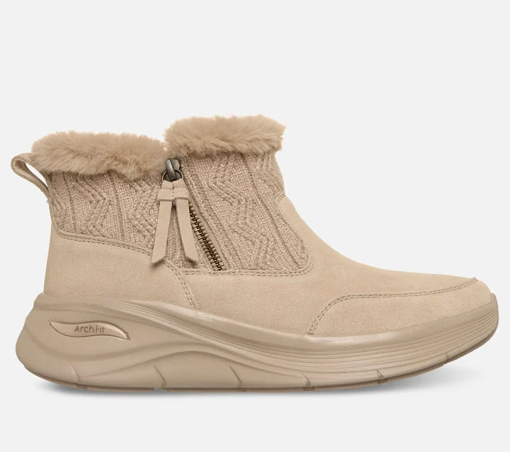 کفش بوت زنانه اسکچرز مدل Relaxed Fit: Arch Fit 3.0 - Winter Dream