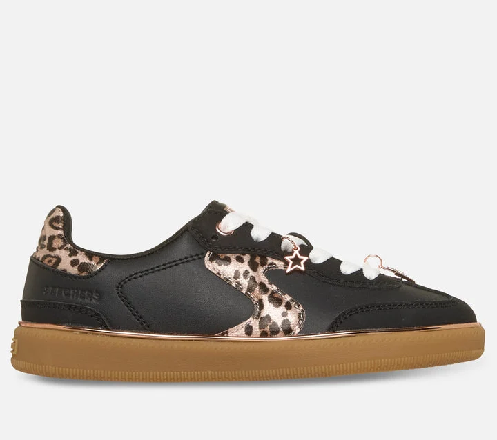 کفش روزمره دخترانه اسکچرز مدل Hotshot - Leopard Fame