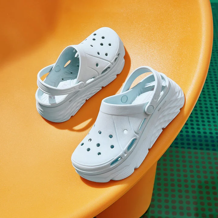 کفش صندل زنانه اسکچرز مدل Foamies Max Cushioning - High Tide