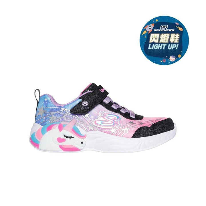 کفش چراغ‌دار دخترانه اسکچرز مدل UNICORN DREAMS