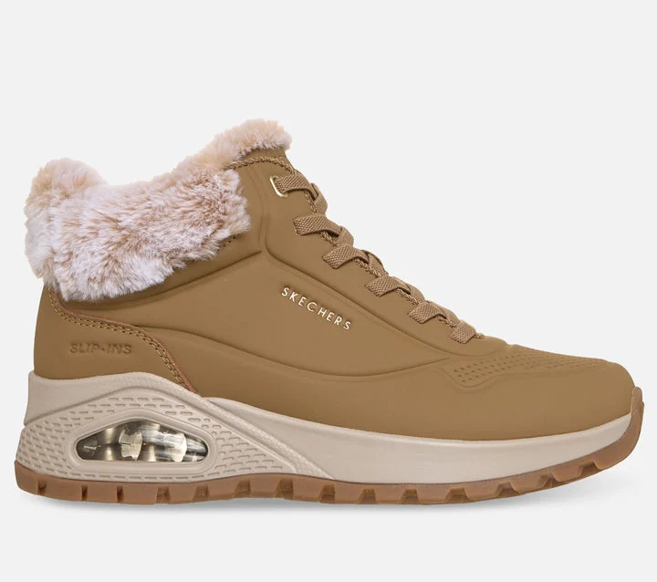 کفش بوت زنانه اسکچرز مدل Slip-ins: Uno Rugged – Snow Streets