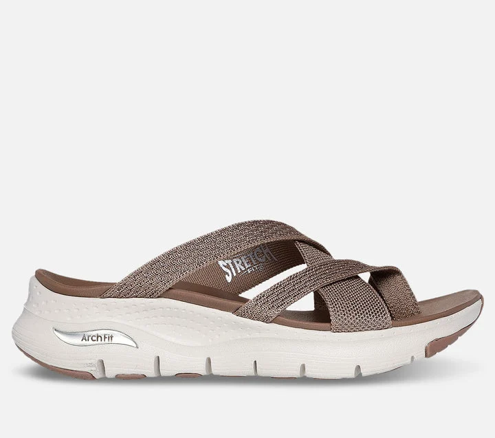 کفش دمپایی زنانه اسکچرز مدل Arch Fit sandal - New Beginning