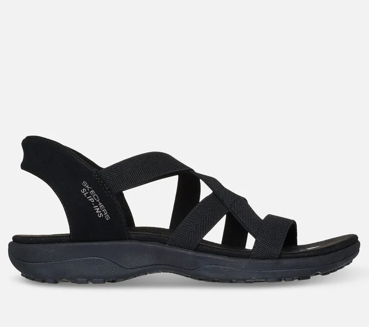 کفش روزمره زنانه اسکچرز مدل Wide Fit: Slip-ins: Reggae Slim - Stretch Flex