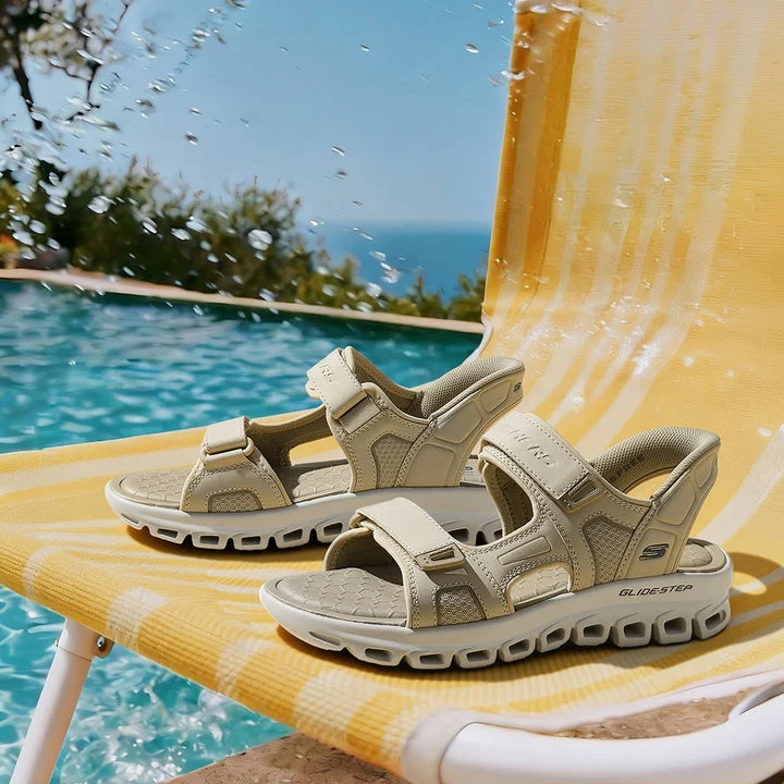 کفش صندل مردانه اسکچرز مدل Sport Glide Step - Nehvalio