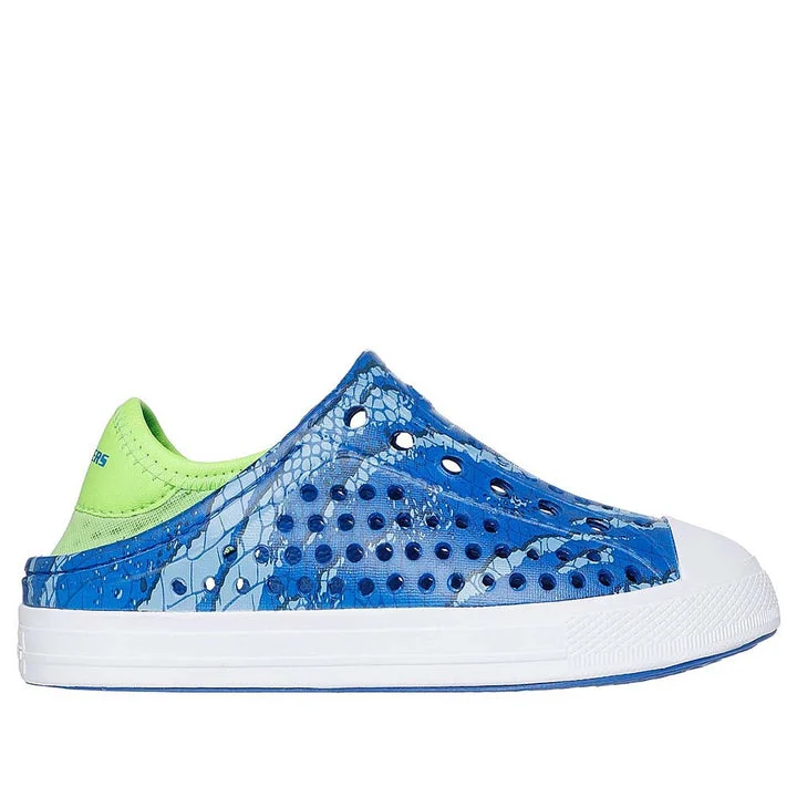 کفش روزمره پسرانه اسکچرز مدل Guzman Steps - Reptile Splash