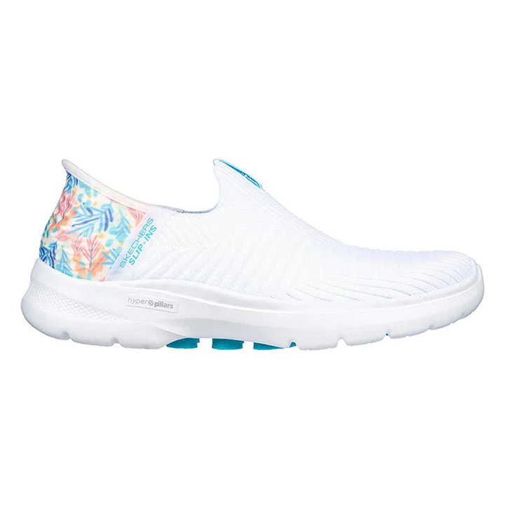کفش پیاده‌روی زنانه اسکچرز مدل Slip-ins: GOwalk 6 - Tropical Bay