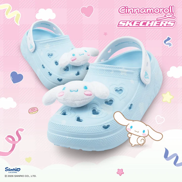 کفش روزمره دخترانه اسکچرز مدل Sanrio: Foamies Cutie Pop Splash