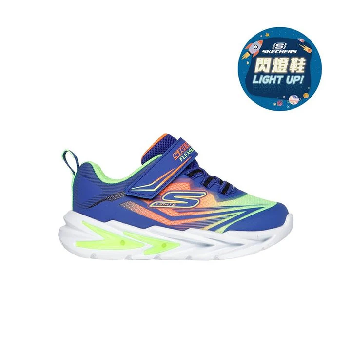 کفش چراغ‌دار نوزاد پسر اسکچرز مدل FLEX-GLOW ULTRA