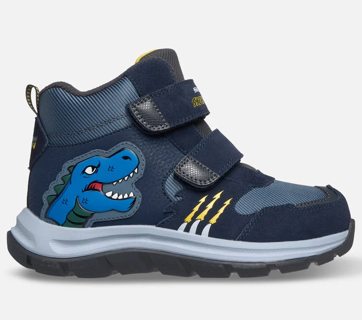 کفش طبیعت‌گردی پسرانه اسکچرز مدل Dynamic Trail - Dino-Scouts - Waterproof