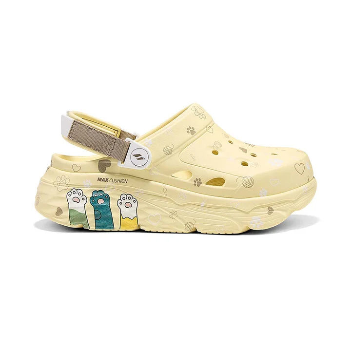 کفش صندل زنانه اسکچرز مدل Foamies Max Cushioning - Purr-Fection