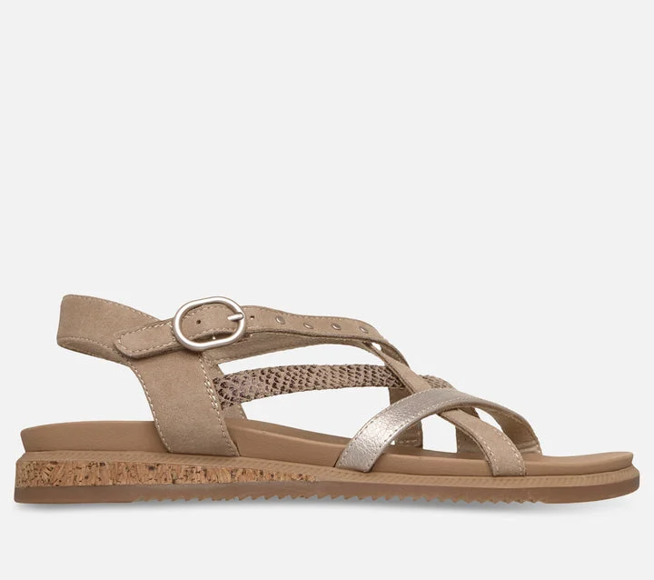 کفش روزمره زنانه اسکچرز مدل BOBS Desert Kiss Low - Seaside Sling