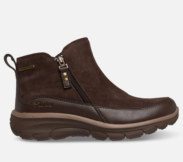 کفش بوت زنانه اسکچرز مدل Relaxed Fit: Easy Going – Alpine Zip - Waterproof