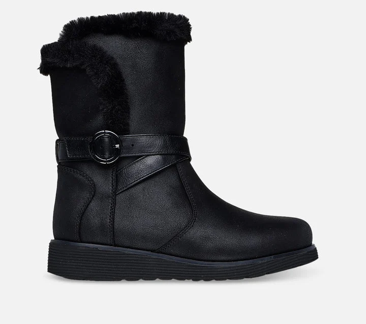 کفش بوت زنانه اسکچرز مدل Keepsakes Wedge - Snow Kiss