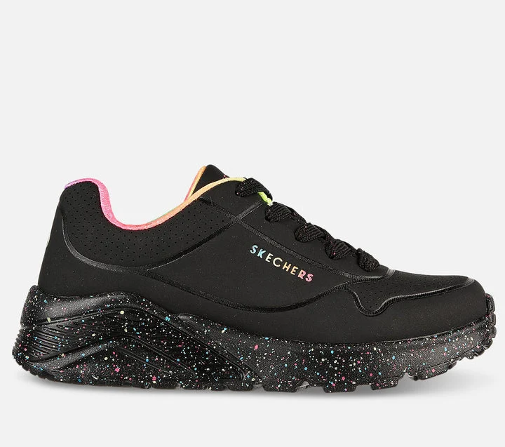 کفش روزمره دخترانه اسکچرز مدل Uno Lite - Rainbow Speckle