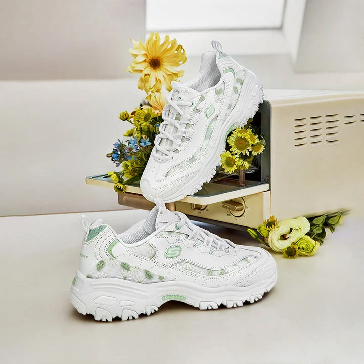 کفش روزمره زنانه اسکچرز مدل Sport D'Lites 1.0 - Festival Bloom