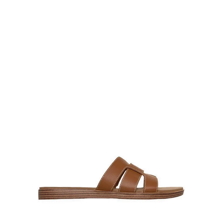 کفش روزمره زنانه اسکچرز مدل Summer Cove Sandal - Tan.