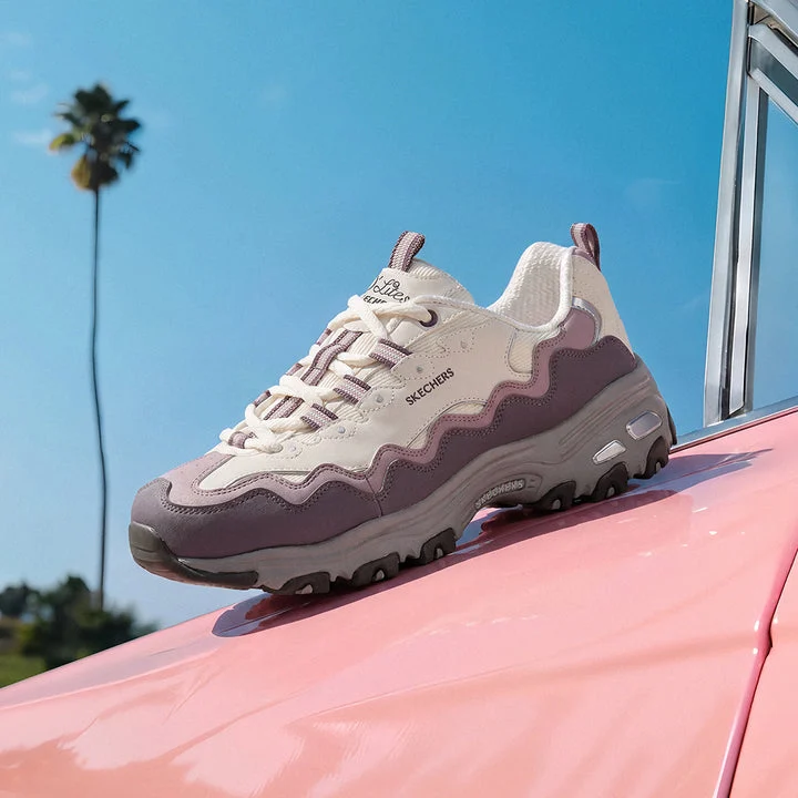 کفش روزمره زنانه اسکچرز مدل Sport D'Lites 1.0 - Vintage Wave