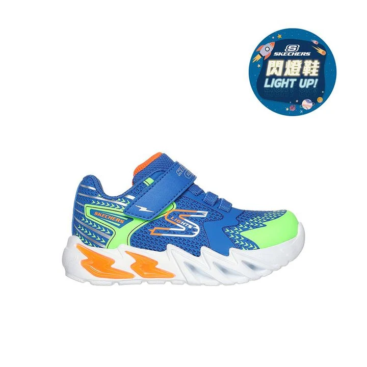 کفش چراغ‌دار نوزاد پسر اسکچرز مدل FLEX-GLOW BOLT