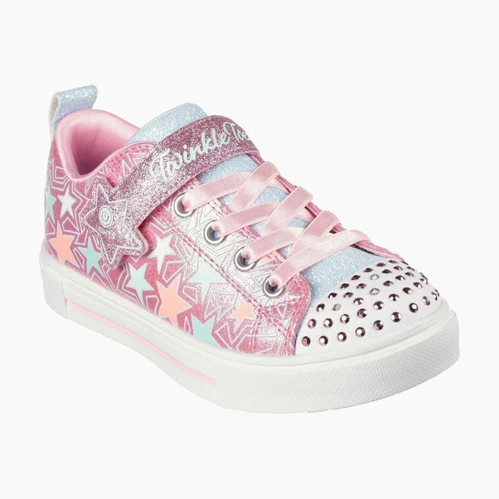 کفش روزمره بچگانه اسکچرز مدل ZAPATILLAS TWINKLE TOES: TWINKLE SPARKS SHIMMER STARS NIÑA