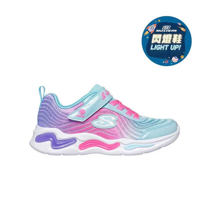 کفش چراغ‌دار دخترانه اسکچرز مدل WAVY BEAMS