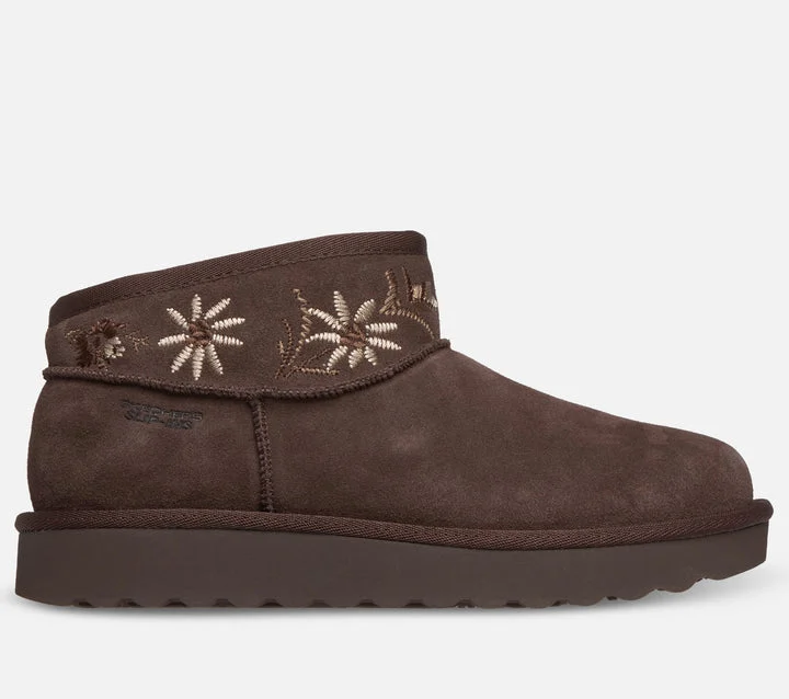 کفش بوت زنانه اسکچرز مدل Relaxed Fit: Slip-ins: Cozy Chateau - Cozy Mini Blossom
