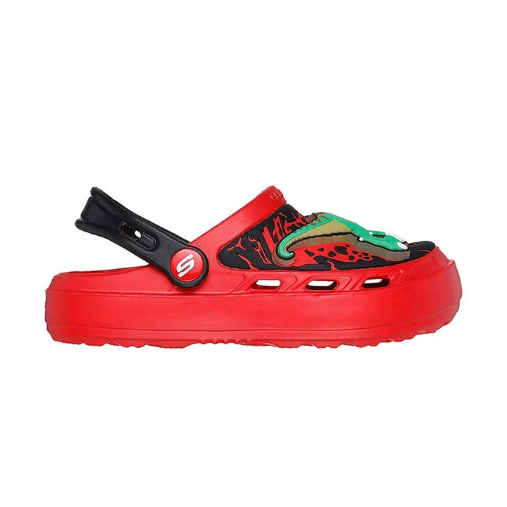 کفش روزمره پسرانه اسکچرز مدل Foamies Swifters - T-Rex Brights