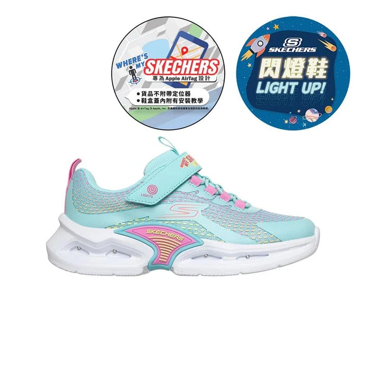 کفش چراغ‌دار دخترانه اسکچرز مدل WHERE'S MY SKECHERS: KINETIC-LIGHTS
