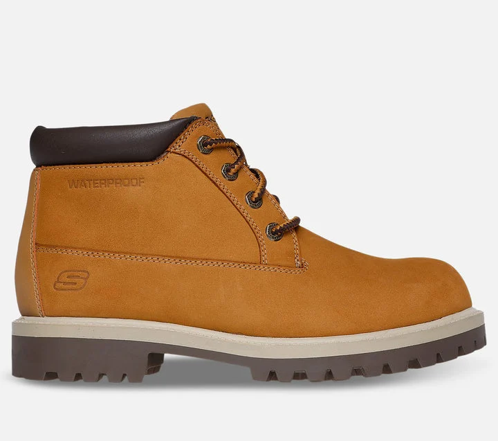 کفش بوت مردانه اسکچرز مدل Relaxed Fit: Sergeants - Thatxter - Waterproof