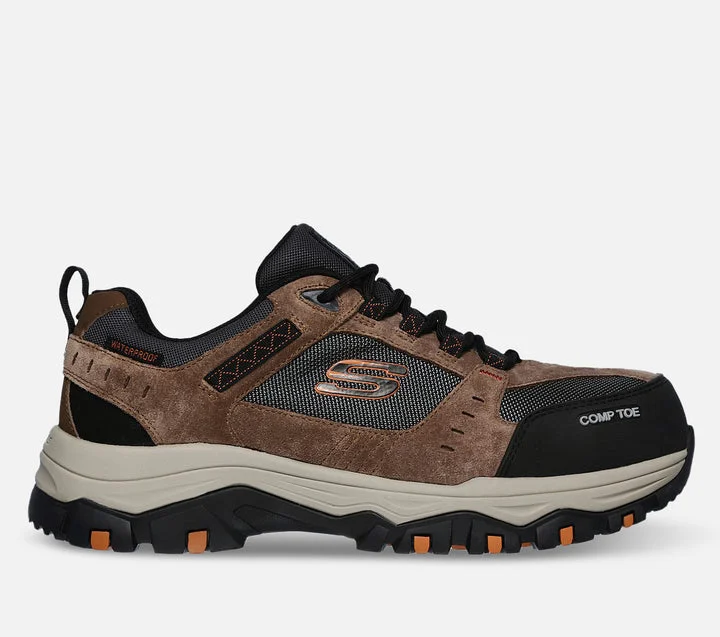 کفش روزمره مردانه اسکچرز مدل Work: Greetah Comp Toe - Waterproof