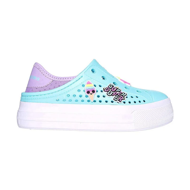 کفش روزمره دخترانه اسکچرز مدل Foamies Guzman Hi-Rise - Stay Vibin