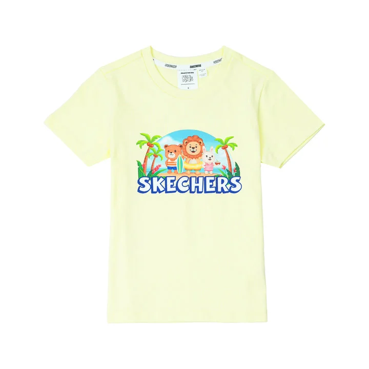 تیشرت پسرانه اسکچرز مدل SL126B053