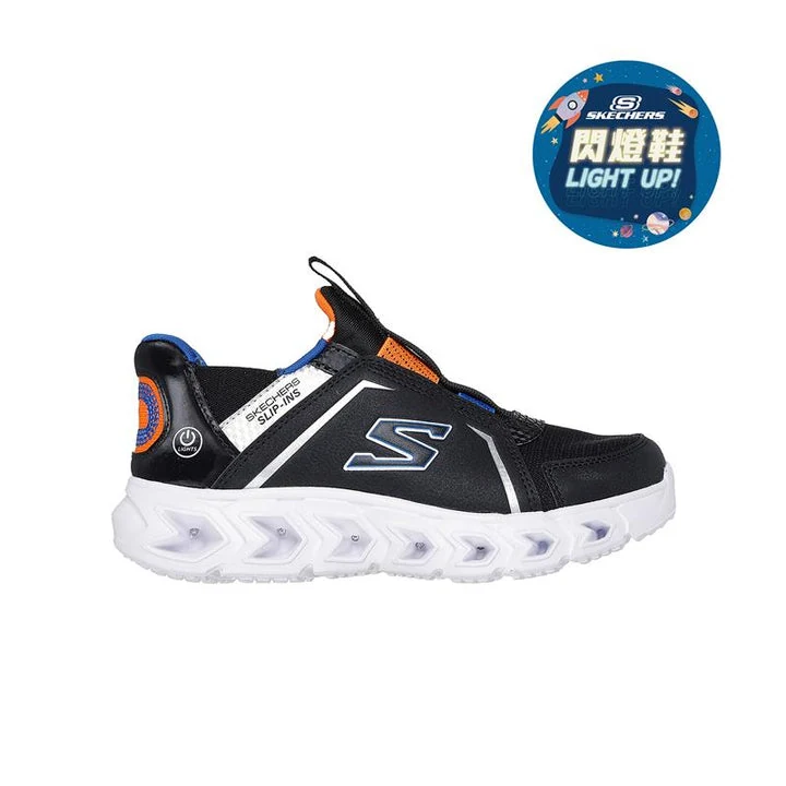 کفش چراغ‌دار پسرانه اسکچرز مدل SLIP-INS: HYPNO-FLASH 2.0