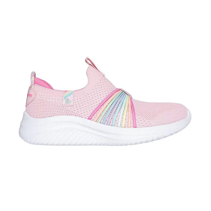 کفش روزمره دخترانه اسکچرز مدل Ultra Flex 3.0 - Rainbow Speed