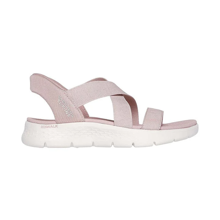 کفش پیادهروی زنانه اسکچرز مدل Slip-Ins: On-The-GO GOwalk Flex Sandal - Glimmer Up
